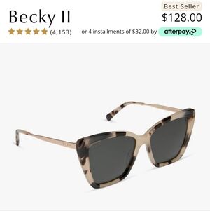 DIFF Eyewear Becky II Leopard Sunglasses